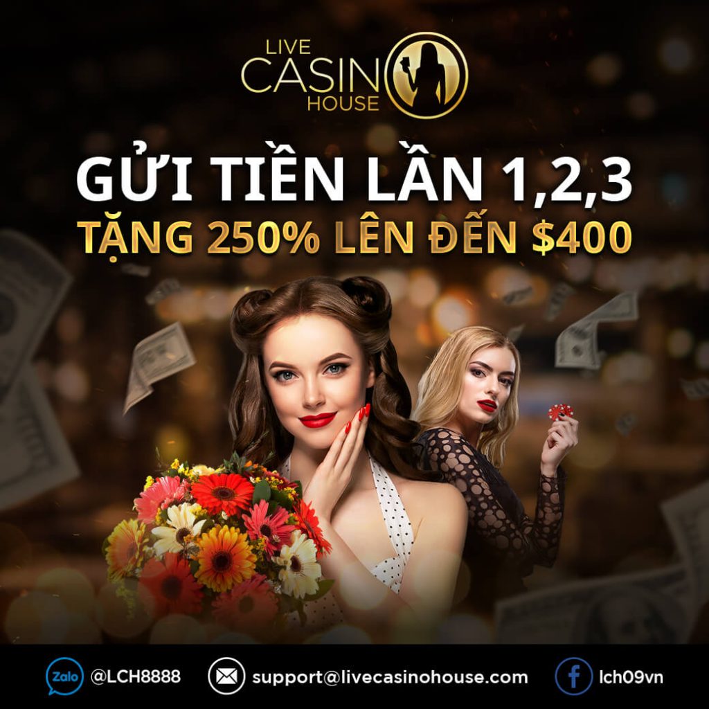 Live Casino House Welcome Bonus
